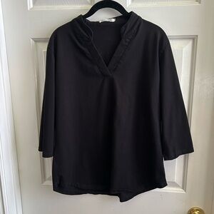 Elegant Black Women's Top